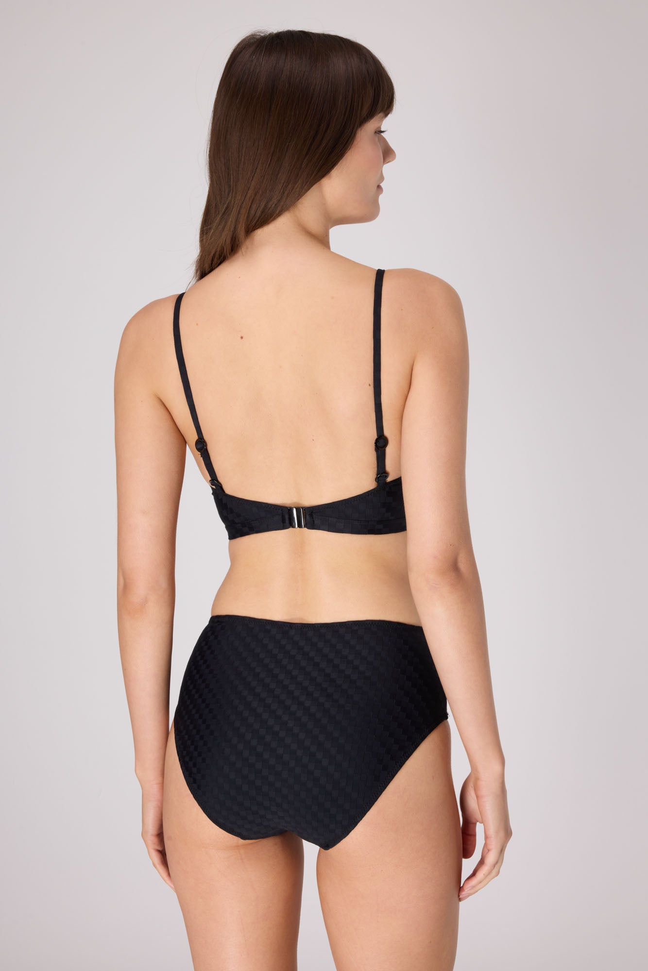 Mosaic Hidden U/W Bikini Top | Black