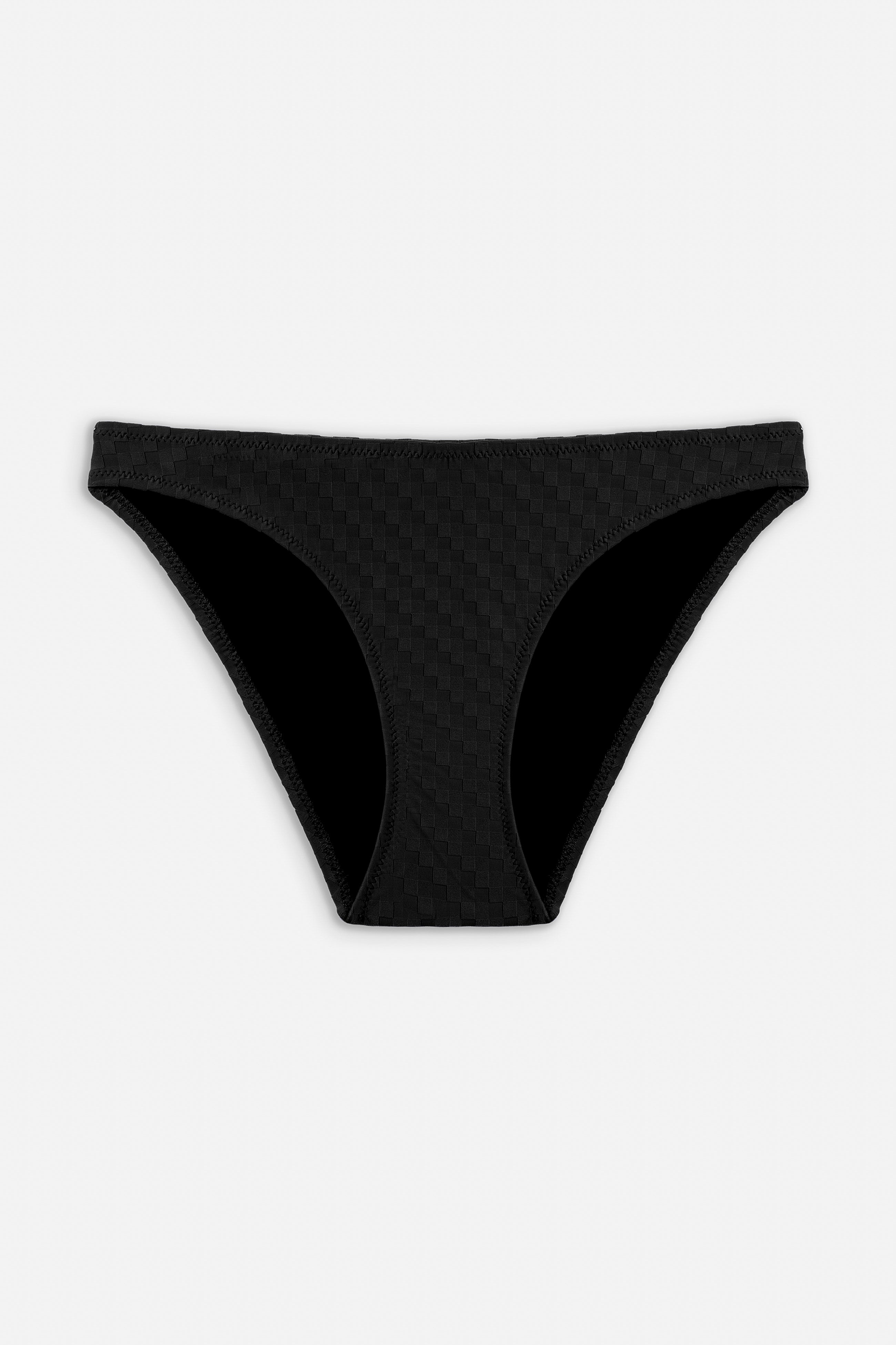 Mosaic Bikini Bottom | Black