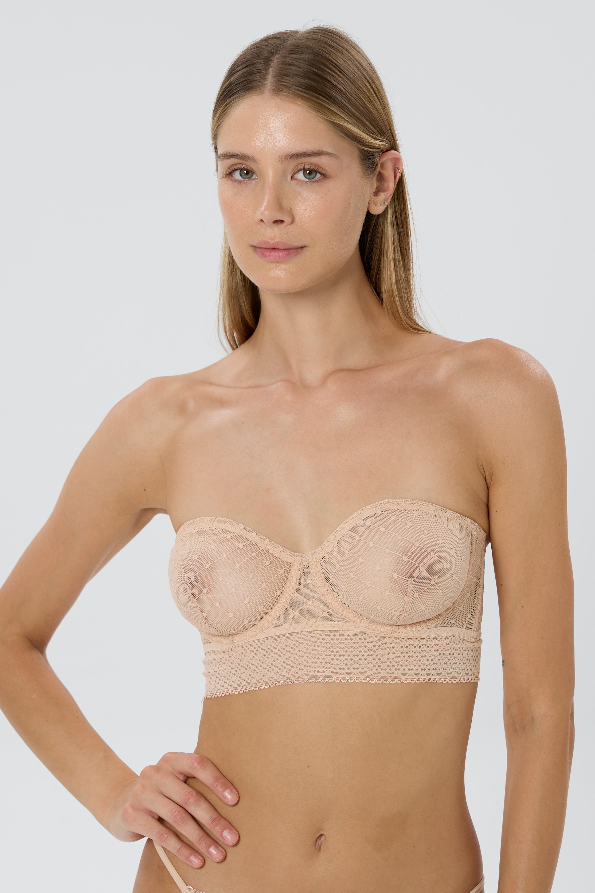 Cosmo Underwire Strapless Bra | Blush