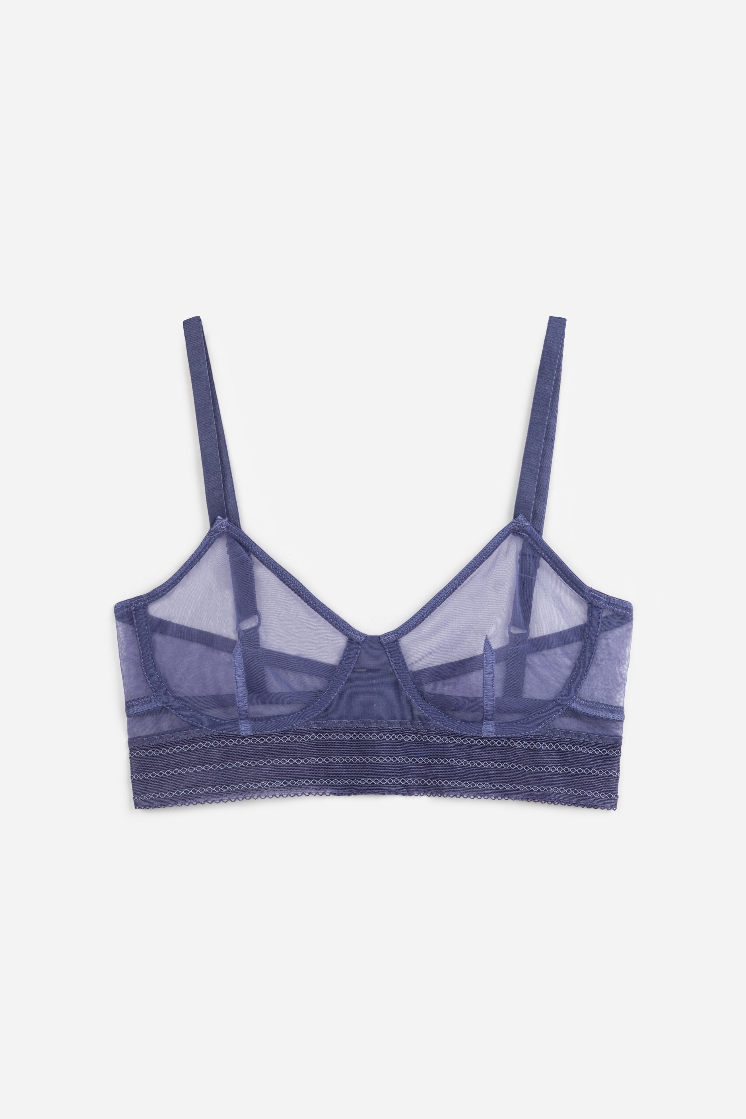 Bare Underwire Longline Bra | Dusk