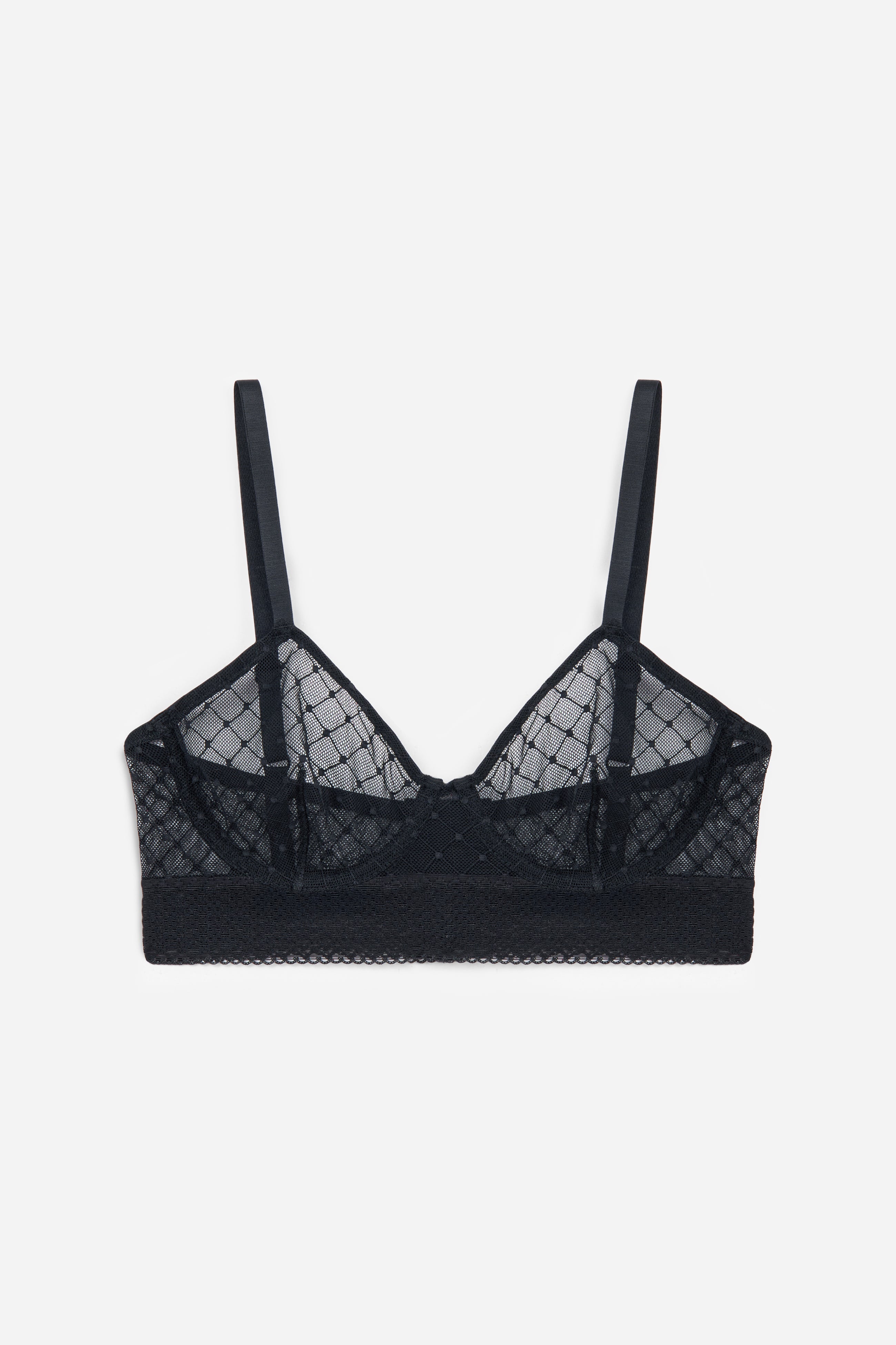 Cosmo Underwire Longline Bra | Black