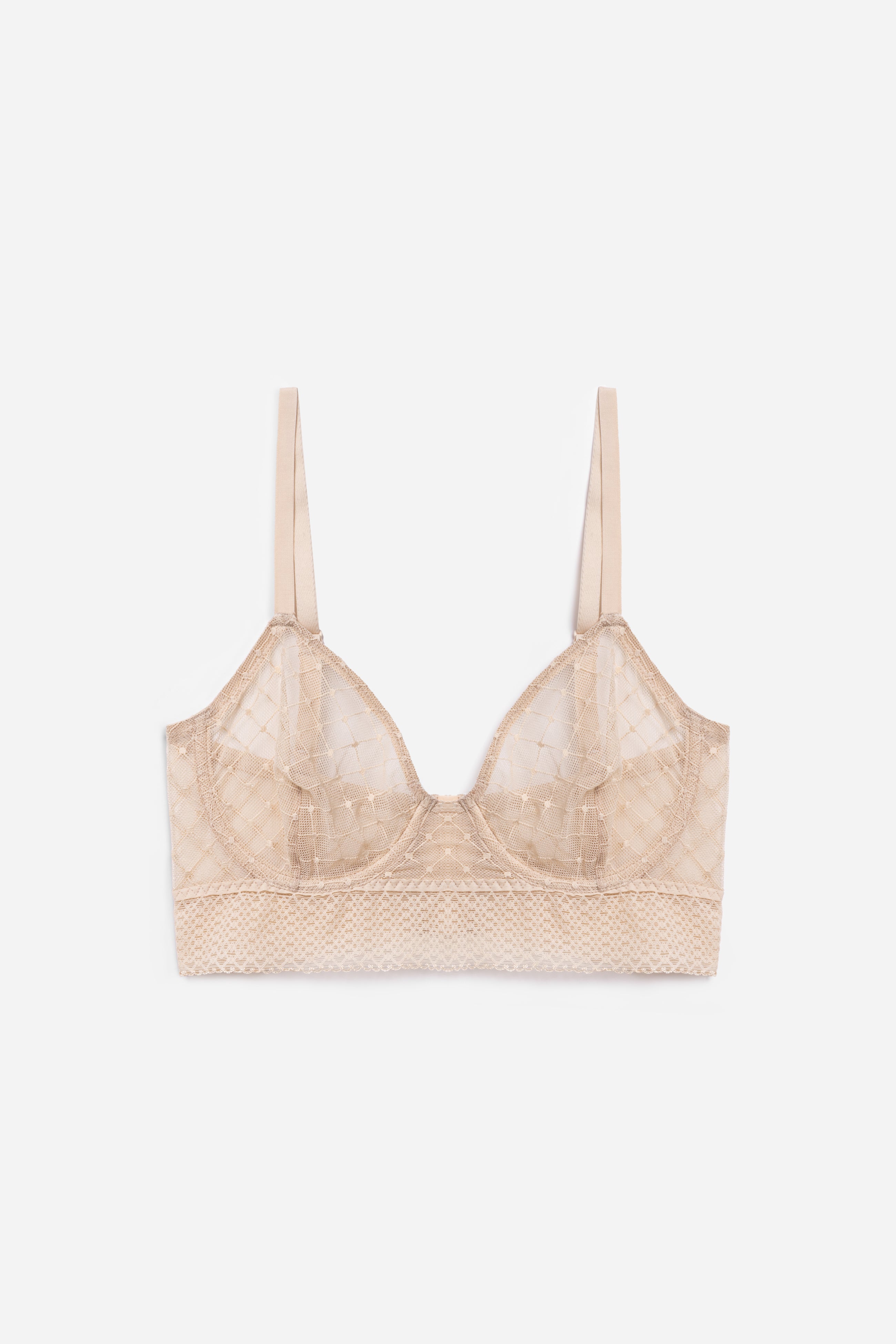 Cosmo Underwire Longline Bra | Blush