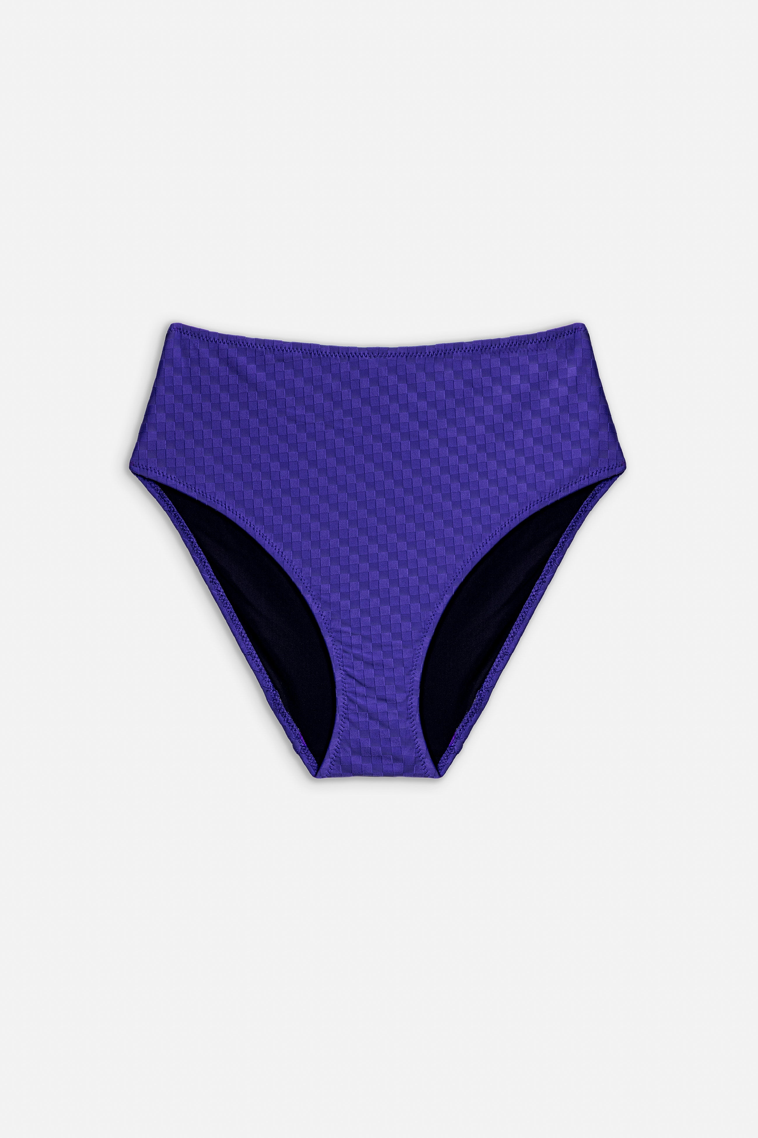 Mosaic High Waist Bikini Bottom  | Iris