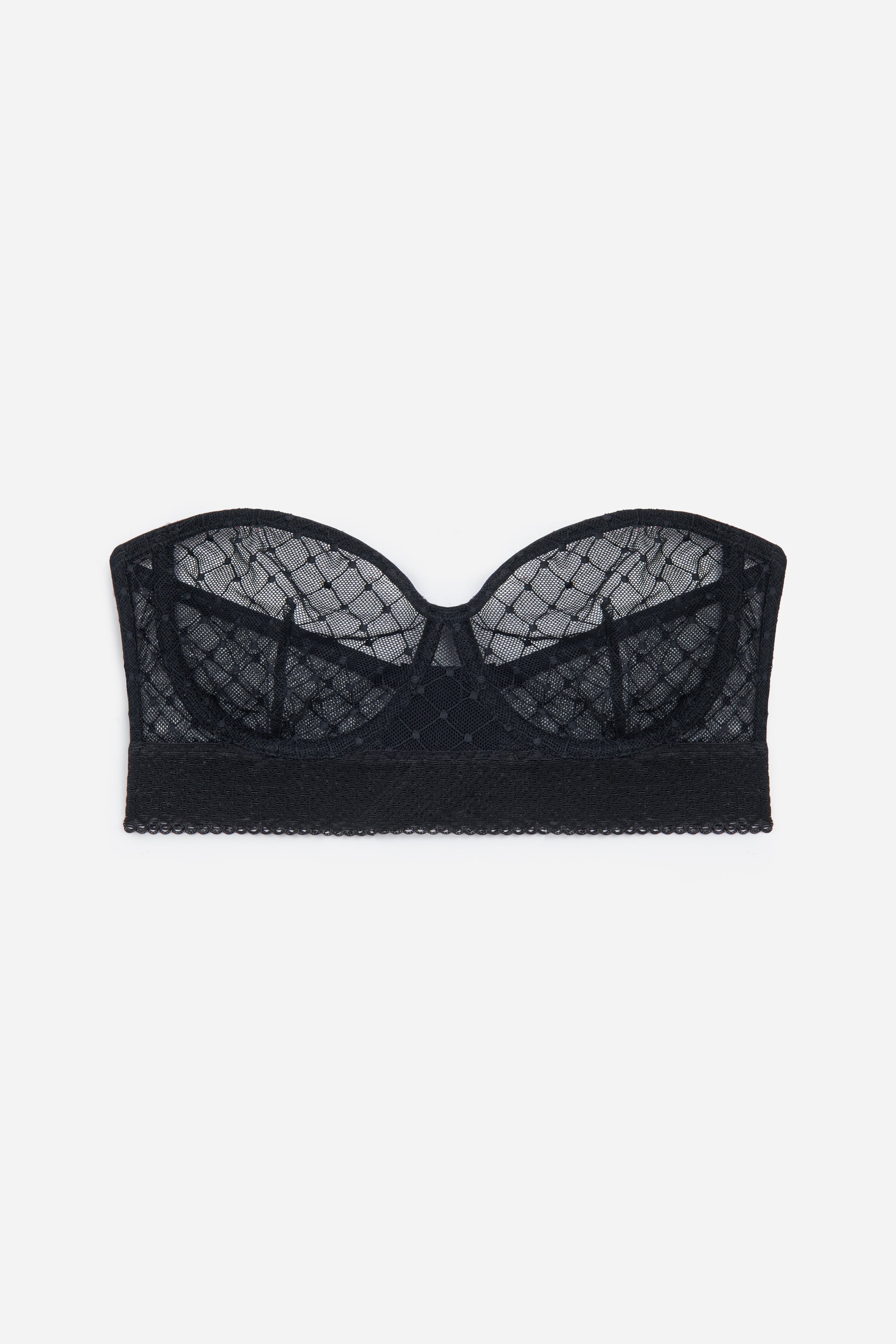 Cosmo Underwire Strapless Bra | Black